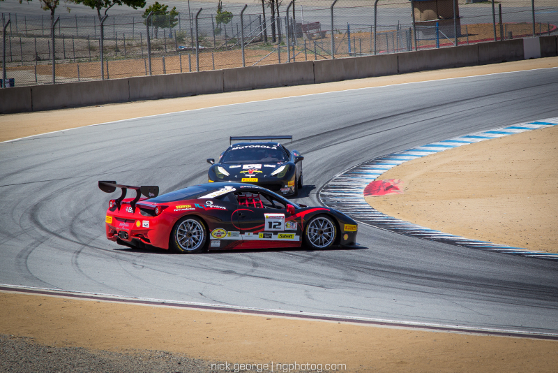 Illustration for article titled Ferrari Challenge at Laguna Seca